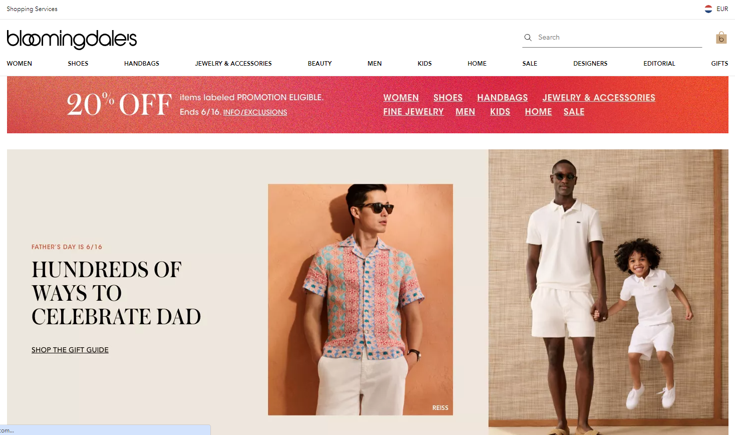 bloomingdales screenshot